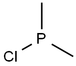 ジメチルクロロホスフィン 化学構造式