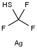 Silver(I) trifluoromethanethiolate Struktur