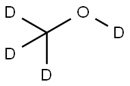 メタノール-d4 化学構造式