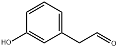 2-(3-ヒドロキシフェニル)アセトアルデヒド 化学構造式