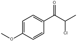 1-Propanone, 2-chloro-1-(4-methoxyphenyl)- (9CI) Structure