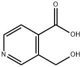 4-Pyridinecarboxylic acid, 3-(hydroxymethyl)- (9CI) Structure