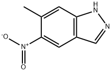 5-NITRO-6-METHYL (1H)INDAZOLE Struktur