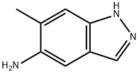 6-メチル-1H-インダゾール-5-アミン 化学構造式
