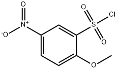 2-甲氧基-5-硝基苯-1-磺酰氯 结构式