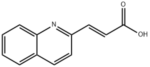 2-喹啉丙烯酸, 81124-50-7, 结构式