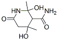 2,4-dihydroxy-2,4-dimethyl-6-oxopiperidine-3-carboxamide Structure