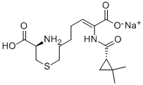 Natriumhydrogen-[R-[R*,S*-(Z)]]-7-[(2-amino-2-carboxylatoethyl)thio]-2-[[(2,2-dimethylcyclopropyl)carbonyl]amino]hept-2-enoat
