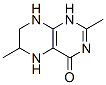 4(1H)-Pteridinone,5,6,7,8-tetrahydro-2,6-dimethyl-(9CI) Struktur