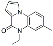 Pyrrolo[1,2-a]quinoxalin-4(5H)-one, 5-ethyl-7-methyl- (9CI) 结构式