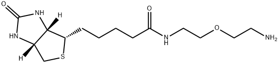 1H-Thieno[3,4-d]iMidazole-4-pentanaMide, N-[2-(2-aMinoethoxy)ethyl]hexahydro-2-oxo-, (3aS,4S,6aR)- Structure