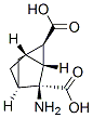 Tricyclo[2.2.1.02,6]heptane-1,3-dicarboxylic acid, 3-amino-, (1S,2R,3S,4S,6S)- (9CI) 结构式