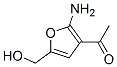 Ethanone, 1-[2-amino-5-(hydroxymethyl)-3-furanyl]- (9CI) 结构式