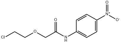2-(2-Chloroethoxy)-N-(4-nitrophenyl)acetaMide Structure