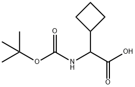 BOC-DL-环丁基甘氨酸, 811460-95-4, 结构式