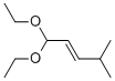 (E)-1,1-DIETHOXY-4-METHYL-PENT-2-ENE Struktur