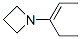 Azetidine, 1-(1-ethyl-1-propenyl)- 结构式