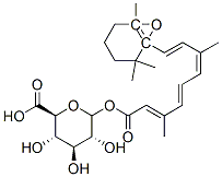 5,6-epoxyretinoyl glucuronide Struktur