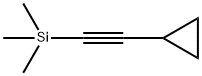 1-シクロプロピル-2-(トリメチルシリル)アセチレン 化学構造式