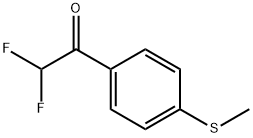 Ethanone, 2,2-difluoro-1-[4-(methylthio)phenyl]- (9CI) Structure