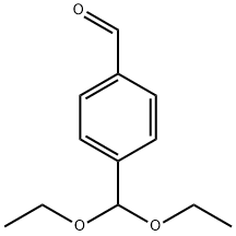 テレフタルアルデヒド モノ(ジエチル アセタール) 化学構造式