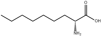 (R)-2-アミノノナン酸 化学構造式