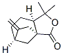 3H-6,8a-Methano-1H-cyclohepta[c]furan-1-one,hexahydro-3,3-dimethyl-7-methylene-,(3aR,6R,8aR)-(9CI) Structure