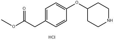 Methyl 2-[4-(4-piperidinyloxy)phenyl]acetatehydrochloride