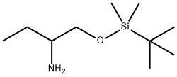 2-アミノ-1-(ブチルジメチルシロキシ)ブタン 化学構造式