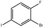 2-BROMO-1-FLUORO-4-IODOBENZENE Struktur