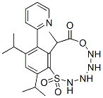 1-(2,4,6-triisopropylbenzenesulfonyl)-5-(pyridin-2-yl)tetrazolide Struktur