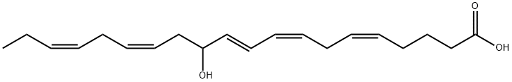(5Z,8Z,10E,12S,14Z,17Z)-12-ヒドロキシ-5,8,10,14,17-イコサペンタエン酸 化学構造式