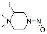 1,1-dimethyl-4-nitroso-2,3,5,6-tetrahydropyrazine iodide Structure