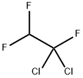 1,2,2-トリフルオロ-1,1-ジクロロエタン 化学構造式