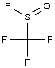Trifluoromethanesulfinyl fluoride Structure
