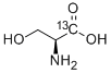 L-丝氨酸-1-13C, 81201-84-5, 结构式