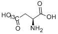 L-ASPARTIC ACID-4-13C, 81201-98-1, 结构式