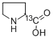 L-脯氨酸-1-13C,81202-06-4,结构式