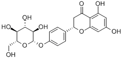 4H-1-Benzopyran-4-one, 2-(4-(beta-D-glucopyranosyloxy)phenyl)-2,3-dihy dro-5,7-dihydroxy-, (2S)-|南酸枣苷