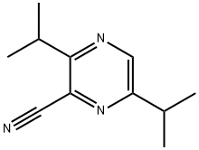 Pyrazinecarbonitrile, 3,6-bis(1-methylethyl)- (9CI) 化学構造式
