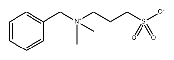3-(苄基二甲基铵基)丙烷基磺酸, 81239-45-4, 结构式