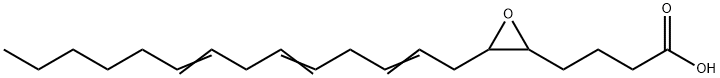 4-[3-[(2Z,5Z,8Z)-tetradeca-2,5,8-trienyl]oxiran-2-yl]butanoic acid Structure