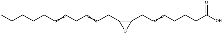 (Z)-7-[(2S,3R)-3-[(2Z,5Z)-2,5-ウンデカジエニル]オキシラニル]-5-ヘプテン酸 化学構造式