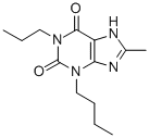1-Propyl-3-butyl-8-methylxanthine Structure
