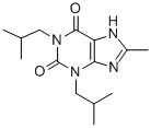 1,3-ジイソブチル-8-メチルキサンチン 化学構造式