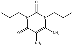 5,6-ジアミノ-1,3-ジプロピルピリミジン-2,4(1H,3H)-ジオン 化学構造式