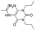 Acetamide,  N-(6-amino-1,2,3,4-tetrahydro-2,4-dioxo-1,3-dipropyl-5-pyrimidinyl)- Struktur
