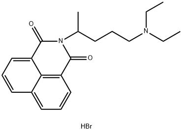 1H-Benz(de)isoquinoline-1,3(2H)-dione, 2-(4-(diethylamino)-1-methylbut yl)-, monohydrobromide|