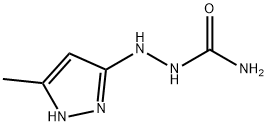 Hydrazinecarboxamide,  2-(5-methyl-1H-pyrazol-3-yl)- Structure