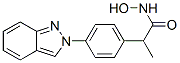 N-hydroxy-2-(4-indazol-2-ylphenyl)propanamide Structure